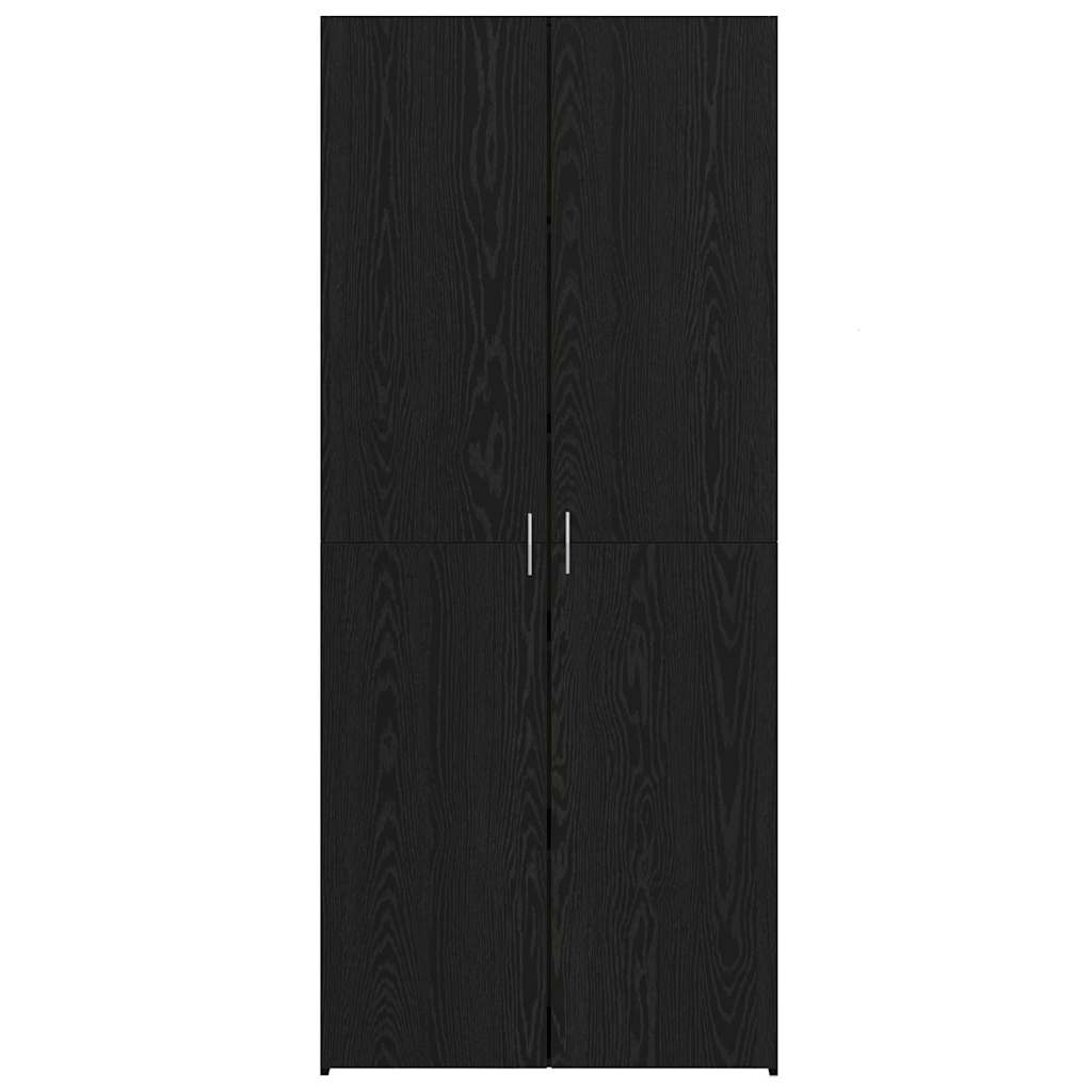 Highboard Black oak 40 x 42.5 x 185 cm Engineered wood