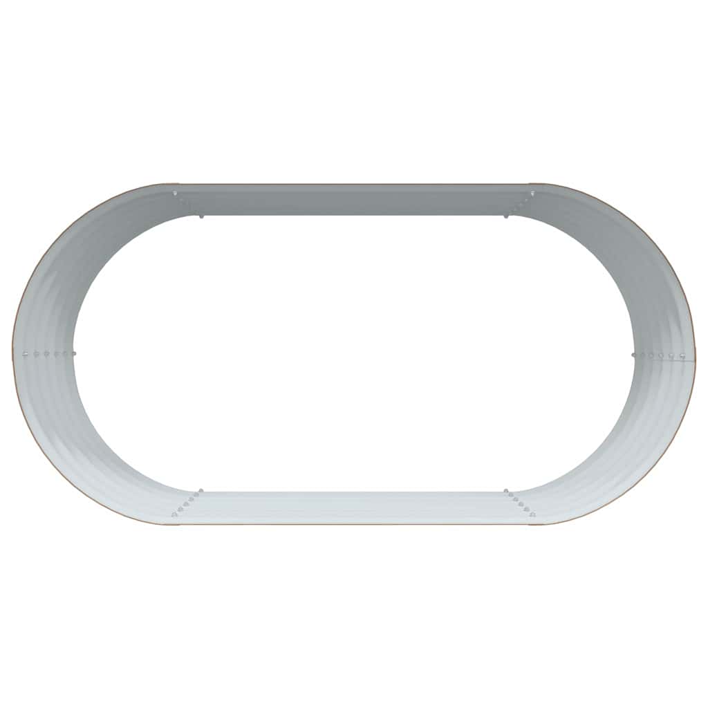 Garden Raised Bed Brown 160 x 80 x 44 cm Steel