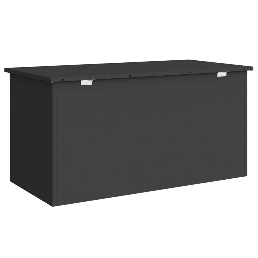 Outdoor Storage Box with Storage Black 100 x 50,5 x 50 cm Steel