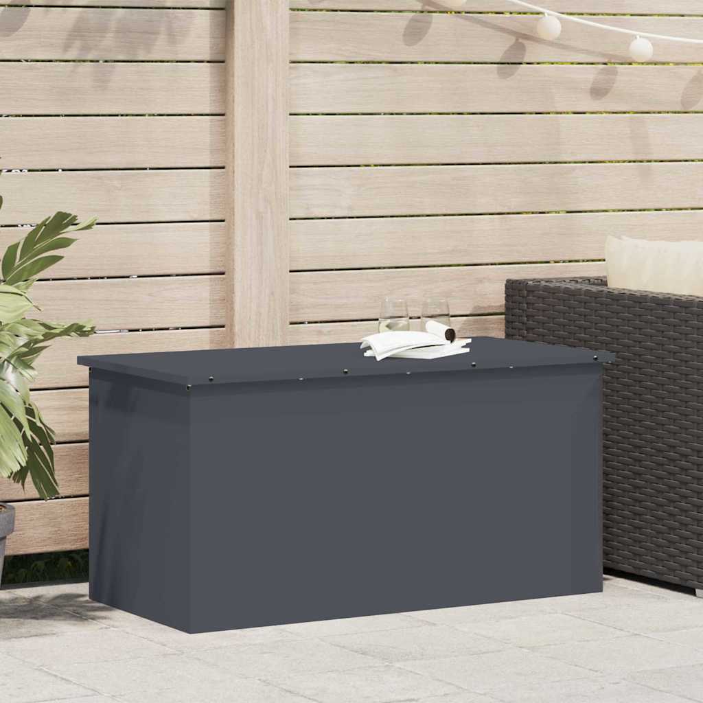 Outdoor Storage Box Anthracite 100 x 50,5 x 50 cm Steel