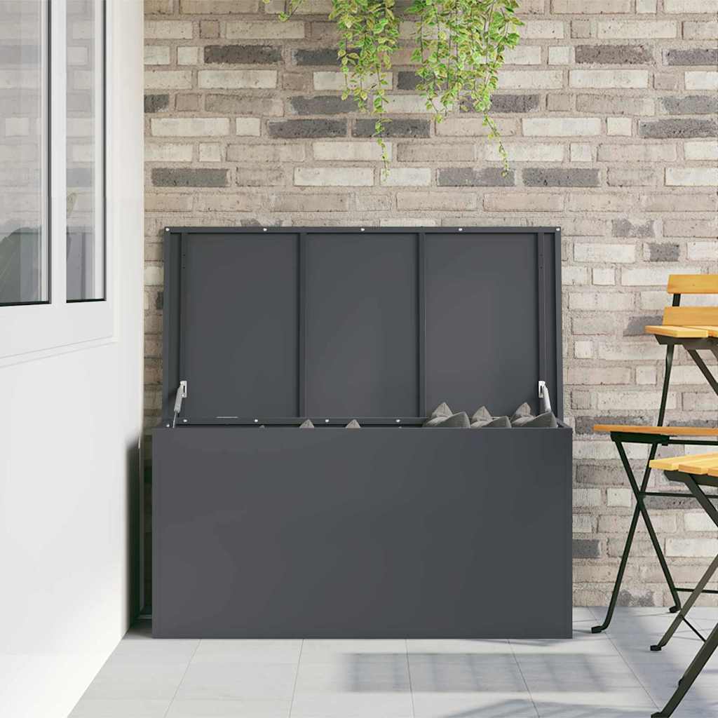Outdoor Storage Box Anthracite 100 x 50,5 x 50 cm Steel