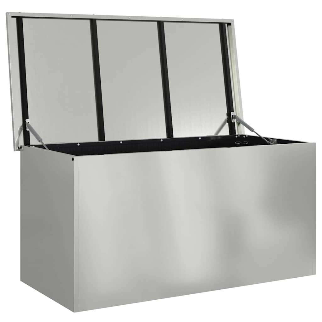 Outdoor Storage Box Silver 100 x 50,5 x 50 cm Steel