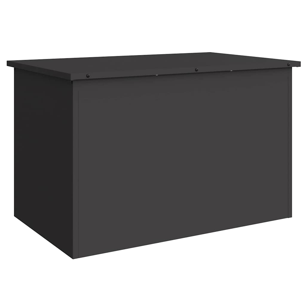 Outdoor Storage Box with Storage Black 80 x 50,5 x 50 cm Steel