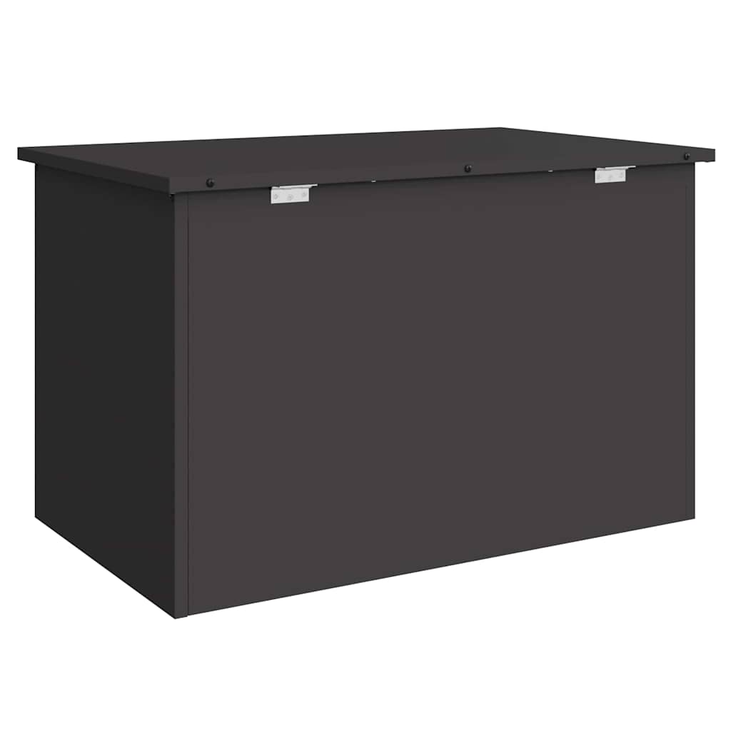 Outdoor Storage Box with Storage Black 80 x 50,5 x 50 cm Steel