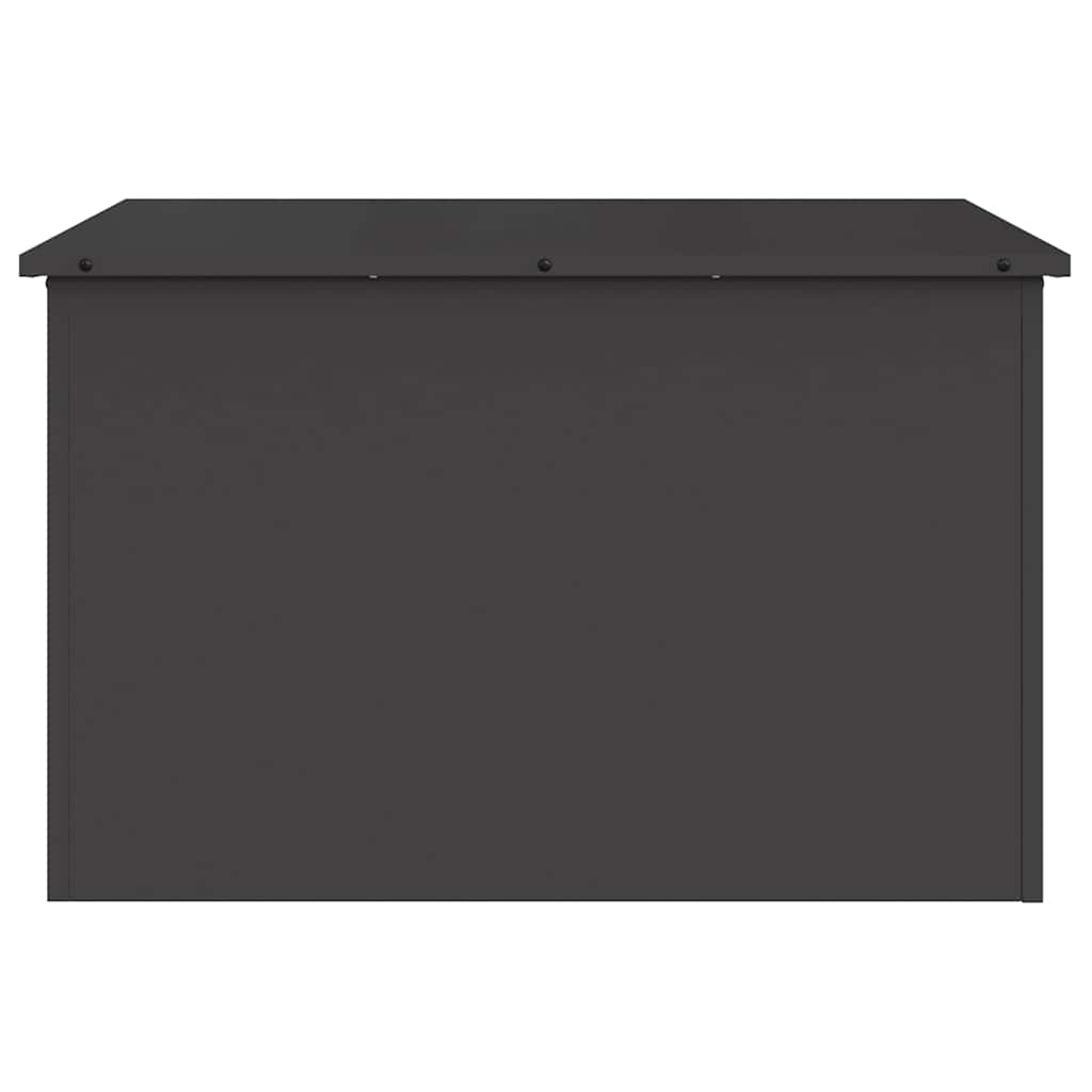 Outdoor Storage Box with Storage Black 80 x 50,5 x 50 cm Steel