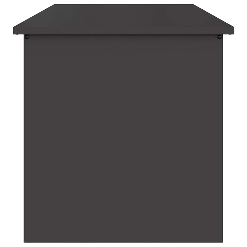Outdoor Storage Box with Storage Black 80 x 50,5 x 50 cm Steel