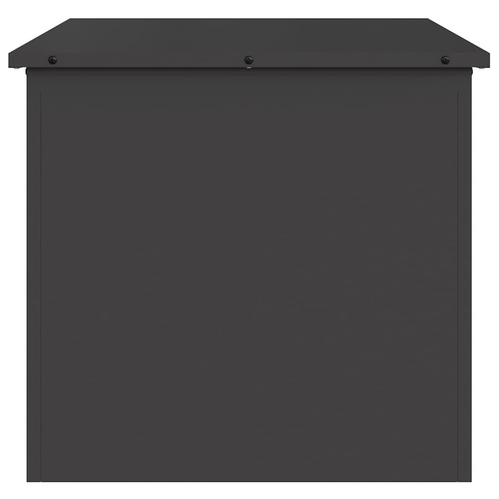Outdoor Storage Box with Storage Black 55 x 50,5 x 50 cm Steel