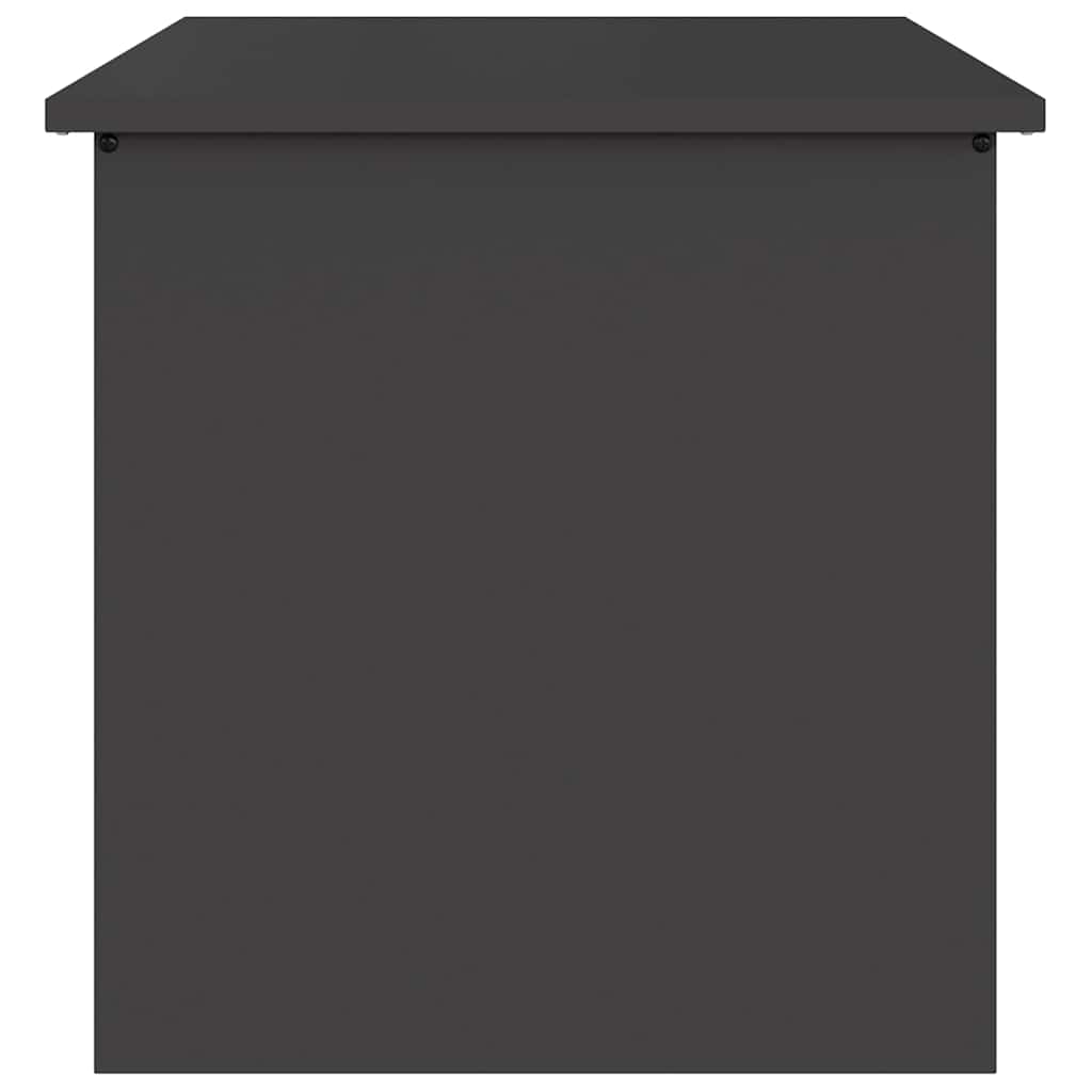 Outdoor Storage Box with Storage Black 55 x 50,5 x 50 cm Steel