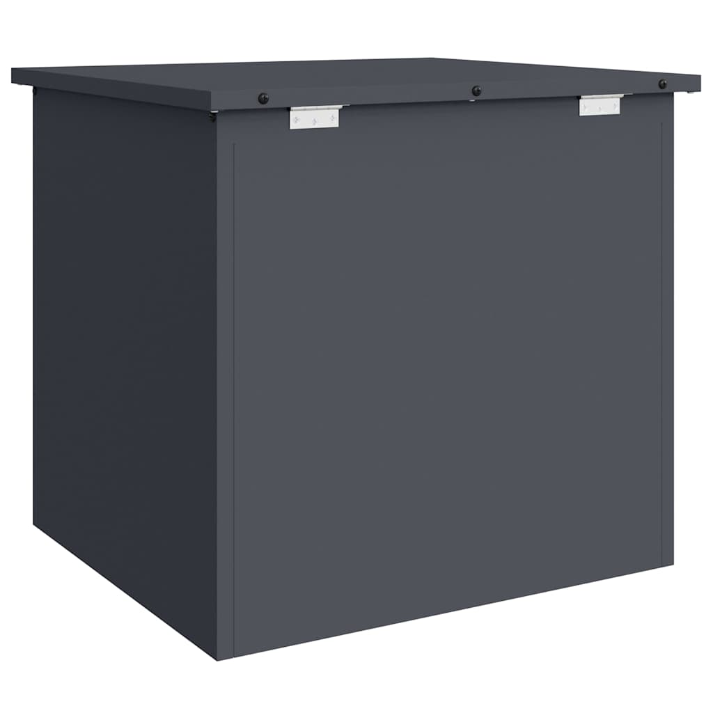 Outdoor Storage Box Anthracite 55 x 50,5 x 50 cm Steel