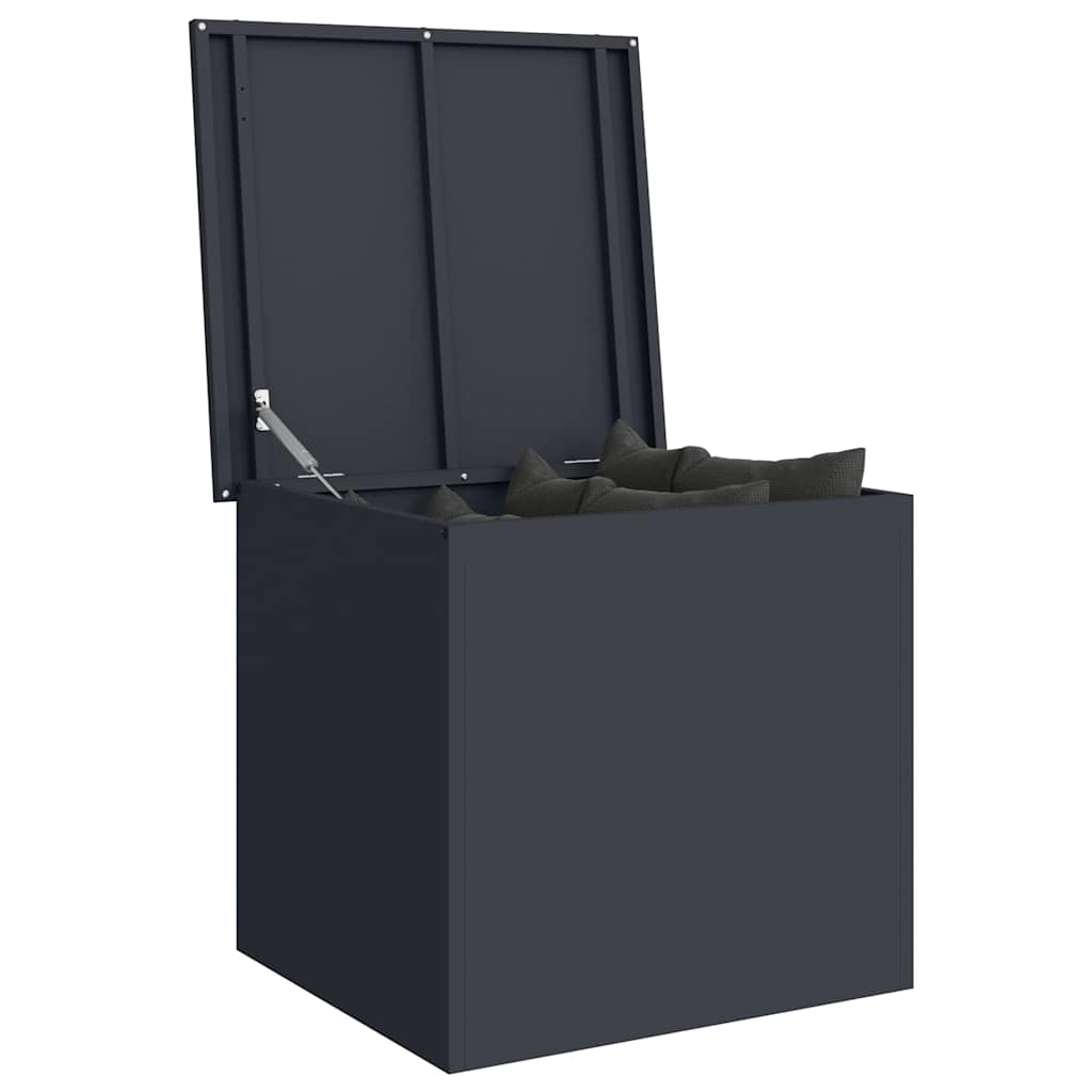 Outdoor Storage Box Anthracite 55 x 50,5 x 50 cm Steel