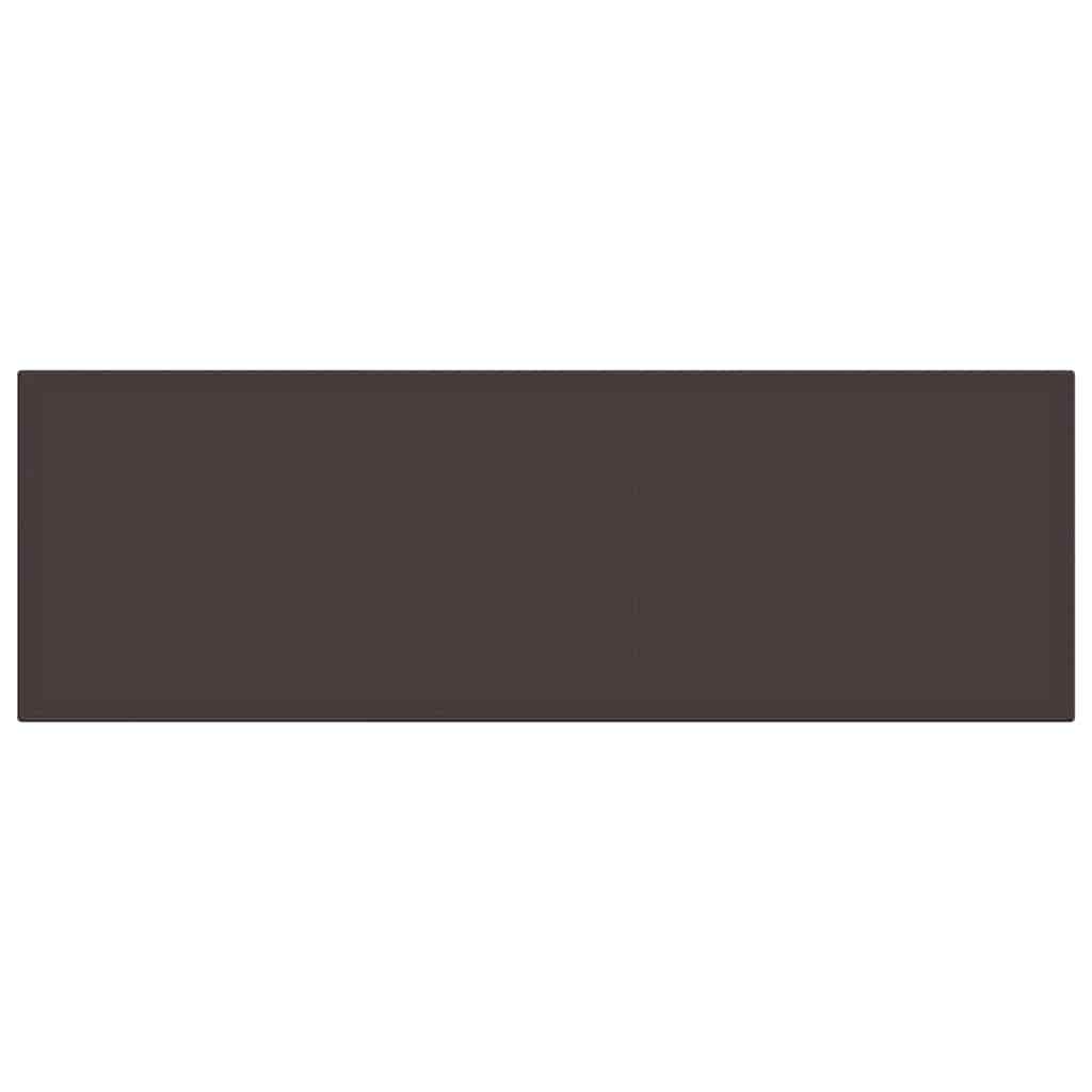 Garden Table Brown 300 x 100 x 73 cm Poly Rattan