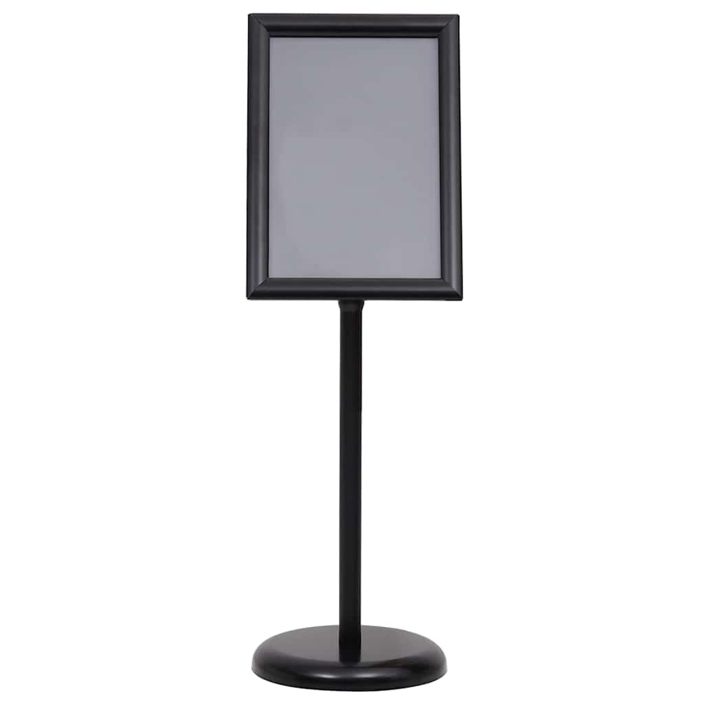 Poster Stands 2 pcs Black 45 x 33 x 88 cm Aluminium alloy
