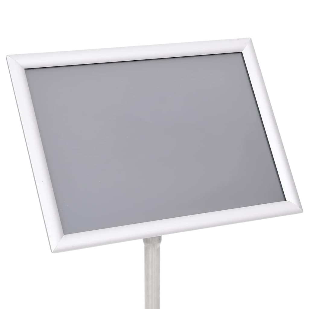 Poster Stands 2 pcs Silver 45 x 33 x 88 cm Aluminium alloy
