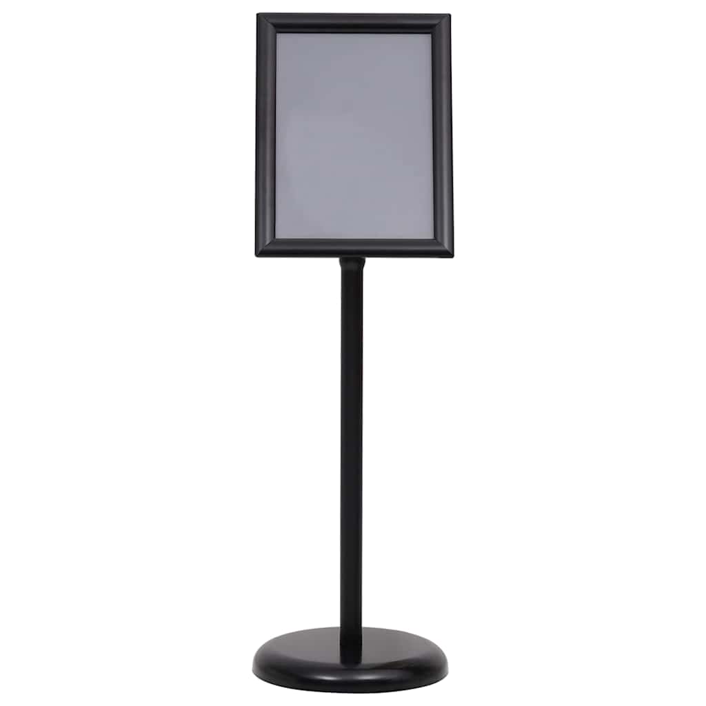 Poster Stands 2 pcs Black 32.5 x 24 x 78 cm Aluminium alloy