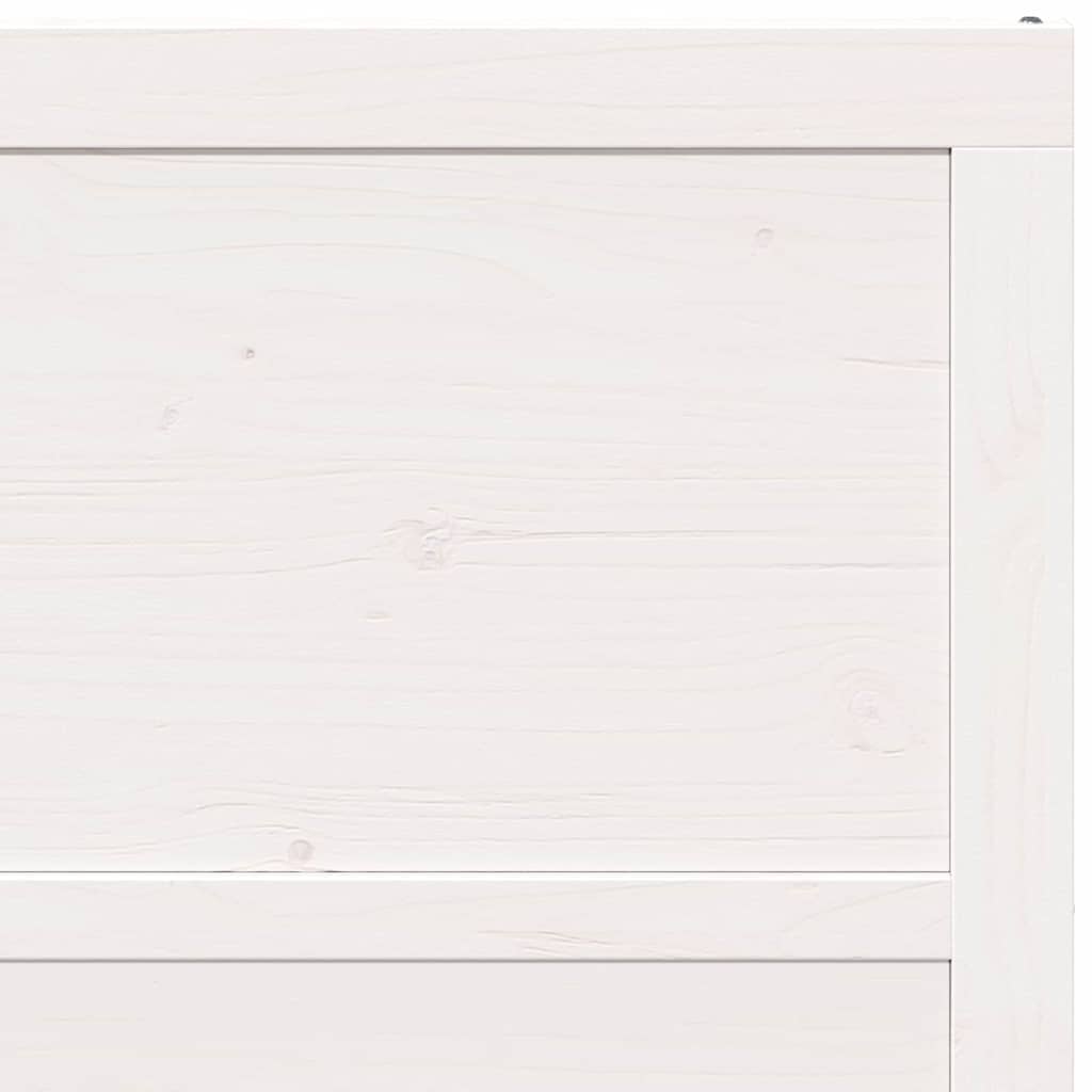 Barn Door White 100 x 208 cm Solid Pine wood
