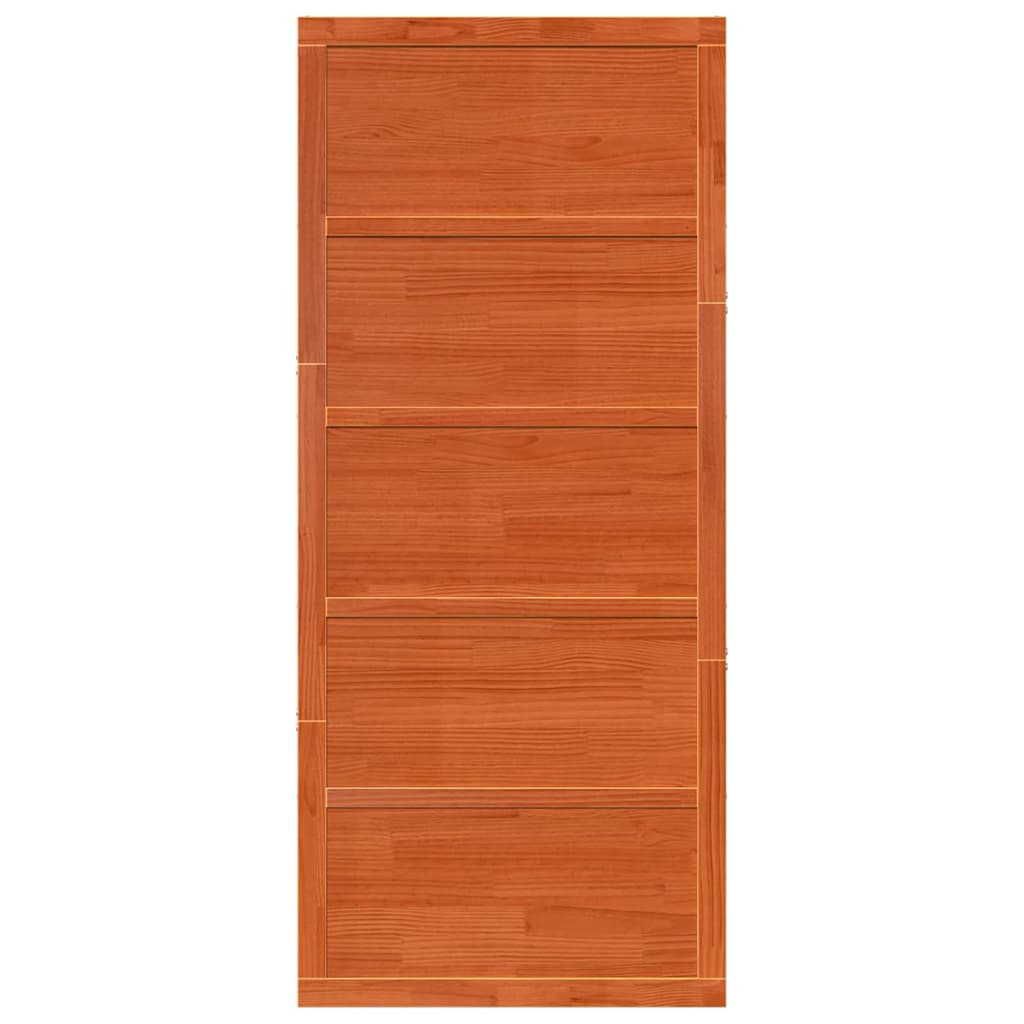 Barn Door Wax brown 90 x 208 cm Solid Pine wood