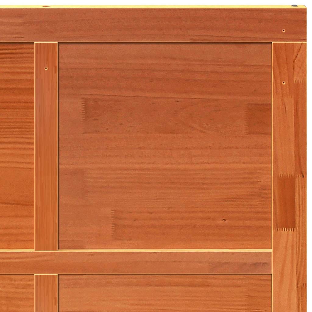 Barn Door Wax brown 100 x 210 cm Solid pine wood