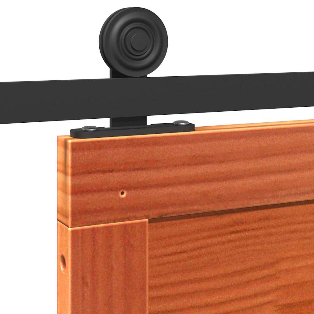 Barn Door Wax brown 100 x 210 cm Solid pine wood