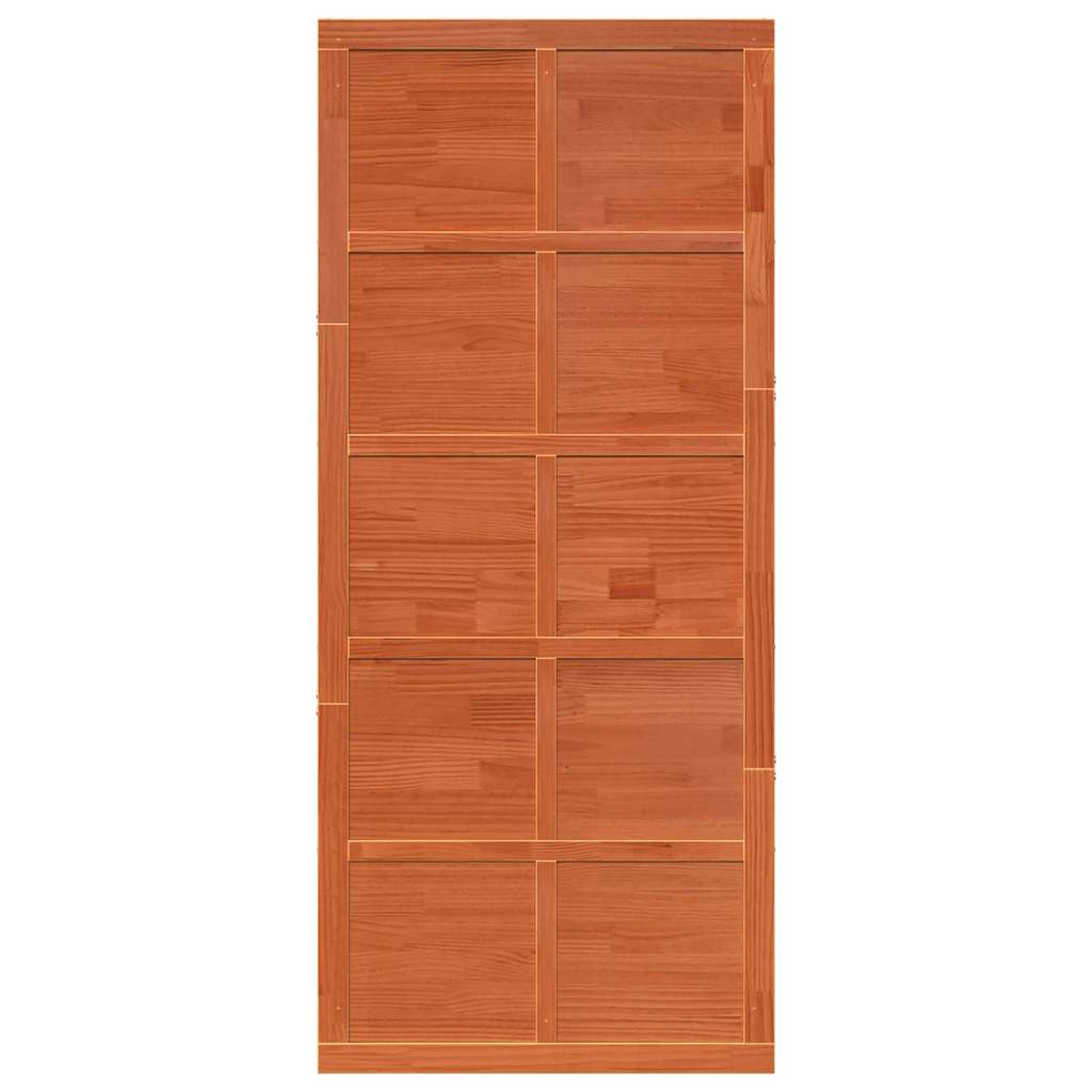 Barn Door Wax brown 90 x 210 cm Solid pine wood