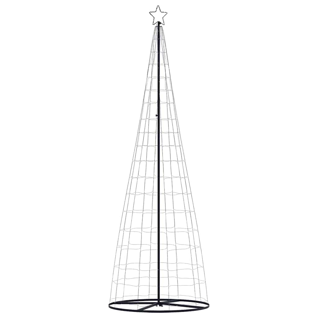 LED Christmas Tree Cool White 100.5 x 100.5 x 304 cm Iron