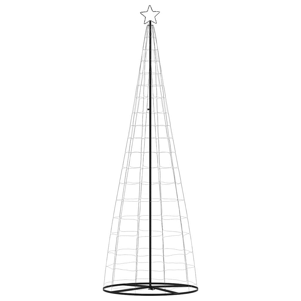 LED Christmas Tree Cool White 100.5 x 100.5 x 304 cm Iron