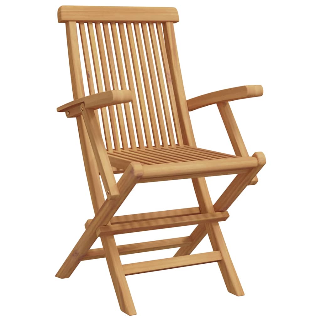 Garden Dining Set 3 pcs Brown Solid teak wood