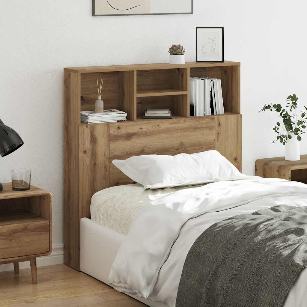 Headboard Cabinet with Shelf Artisan Oak 100 x 19 x 103,5 cm
