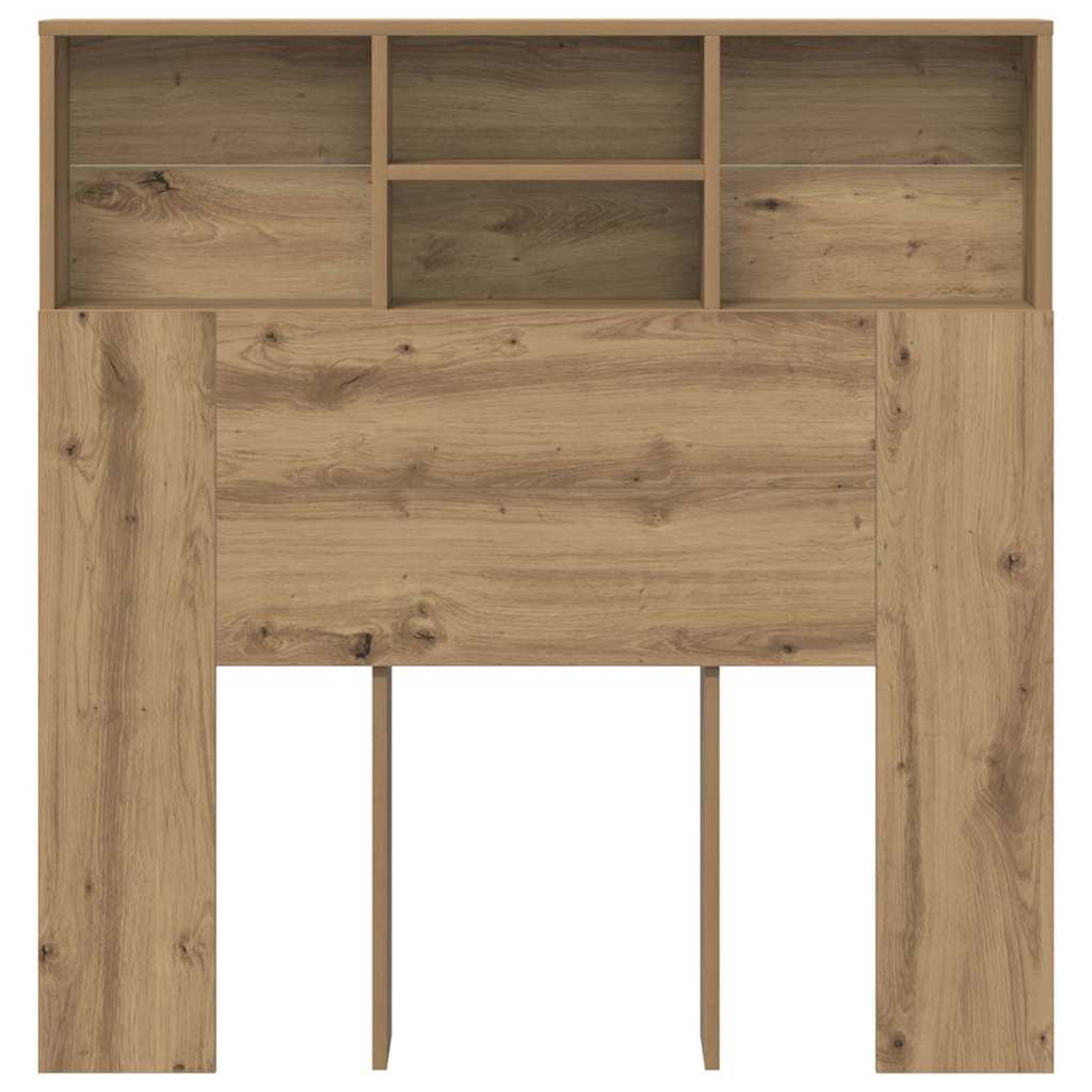 Headboard Cabinet with Shelf Artisan Oak 100 x 19 x 103,5 cm