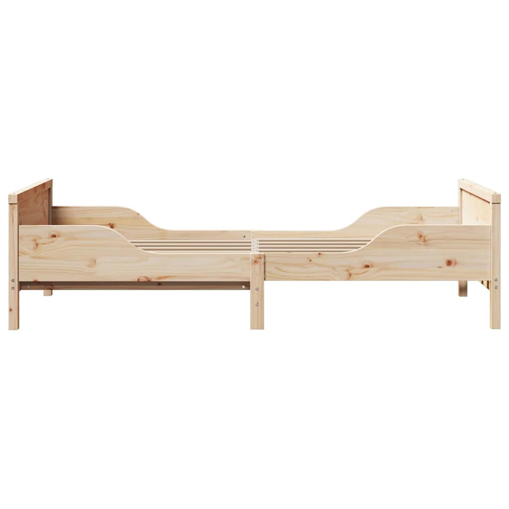 Bed Frame with Headboard Brown 80 x 200 cm Engineered Wood