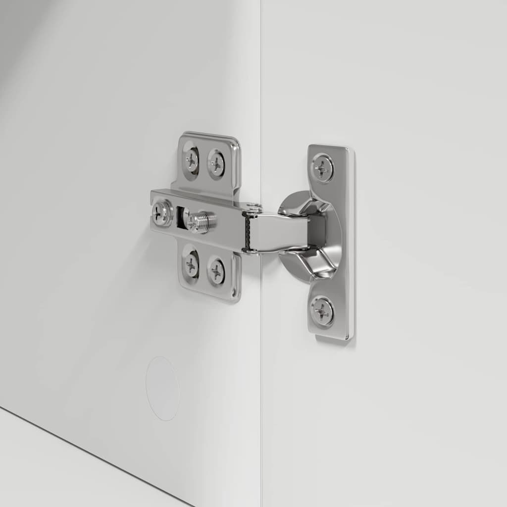 Bathroom Cabinet Set with Drawer TULUM White 37 x 31,5 x 82 cm