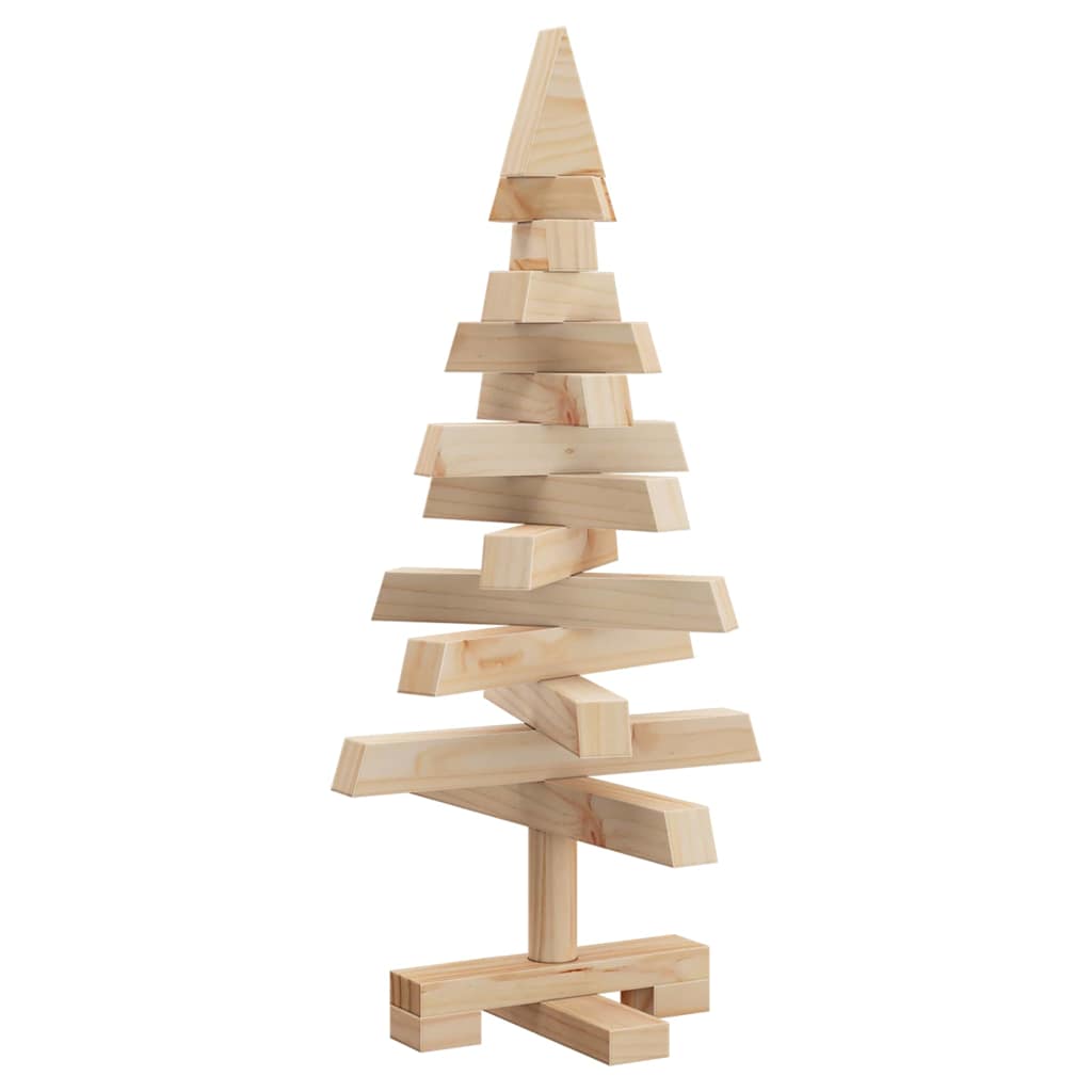 Christmas Trees with Stand Natural 60 cm Solid pine wood