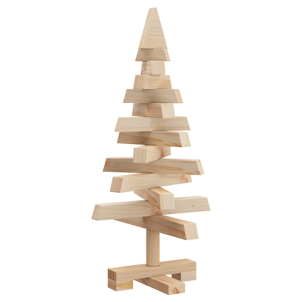 Christmas Trees with Stand Natural 60 cm Solid pine wood