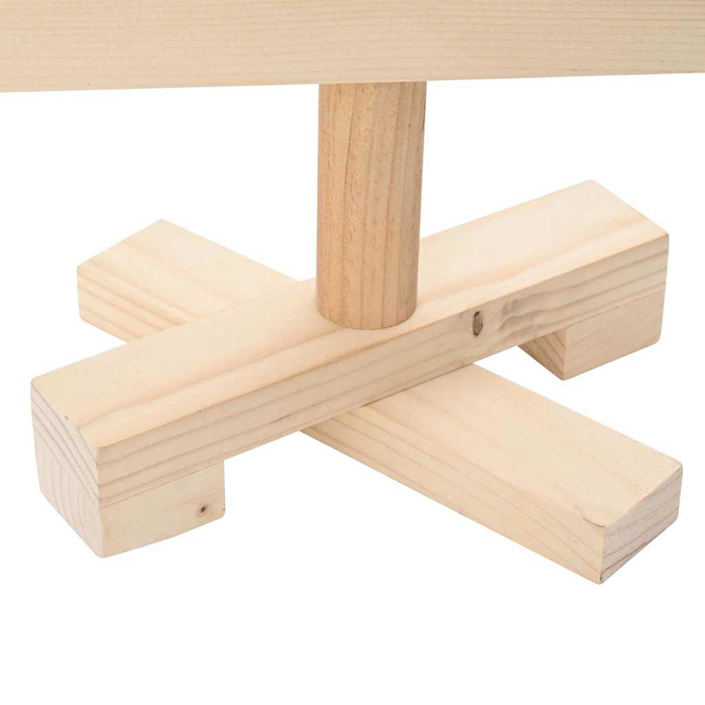 Christmas Trees with Stand Natural 90 cm Solid pine wood