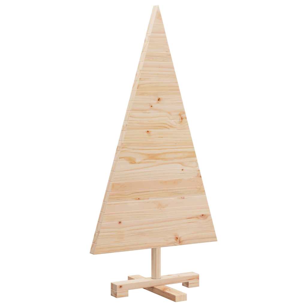 Christmas Trees with Stand Natural 90 cm Solid pine wood