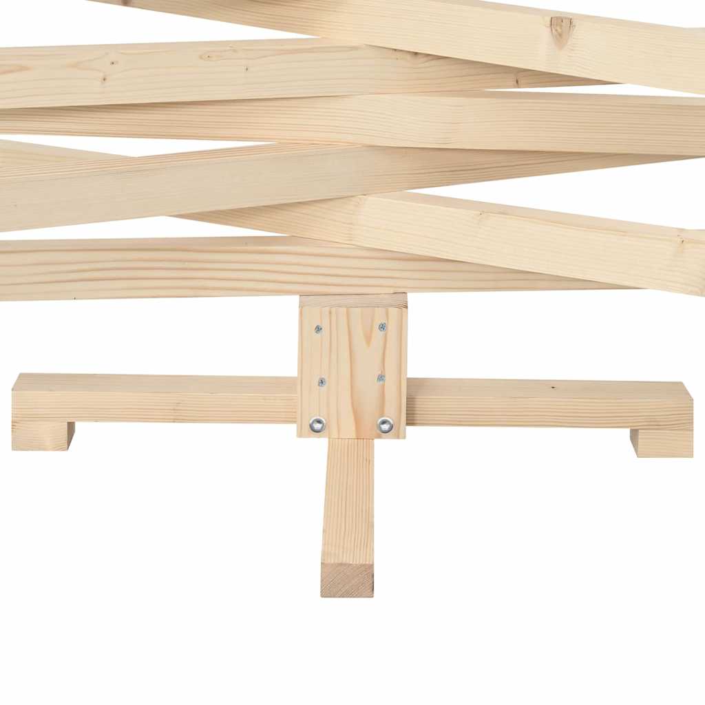 Christmas Trees with Stand Natural 150 cm Solid pine wood