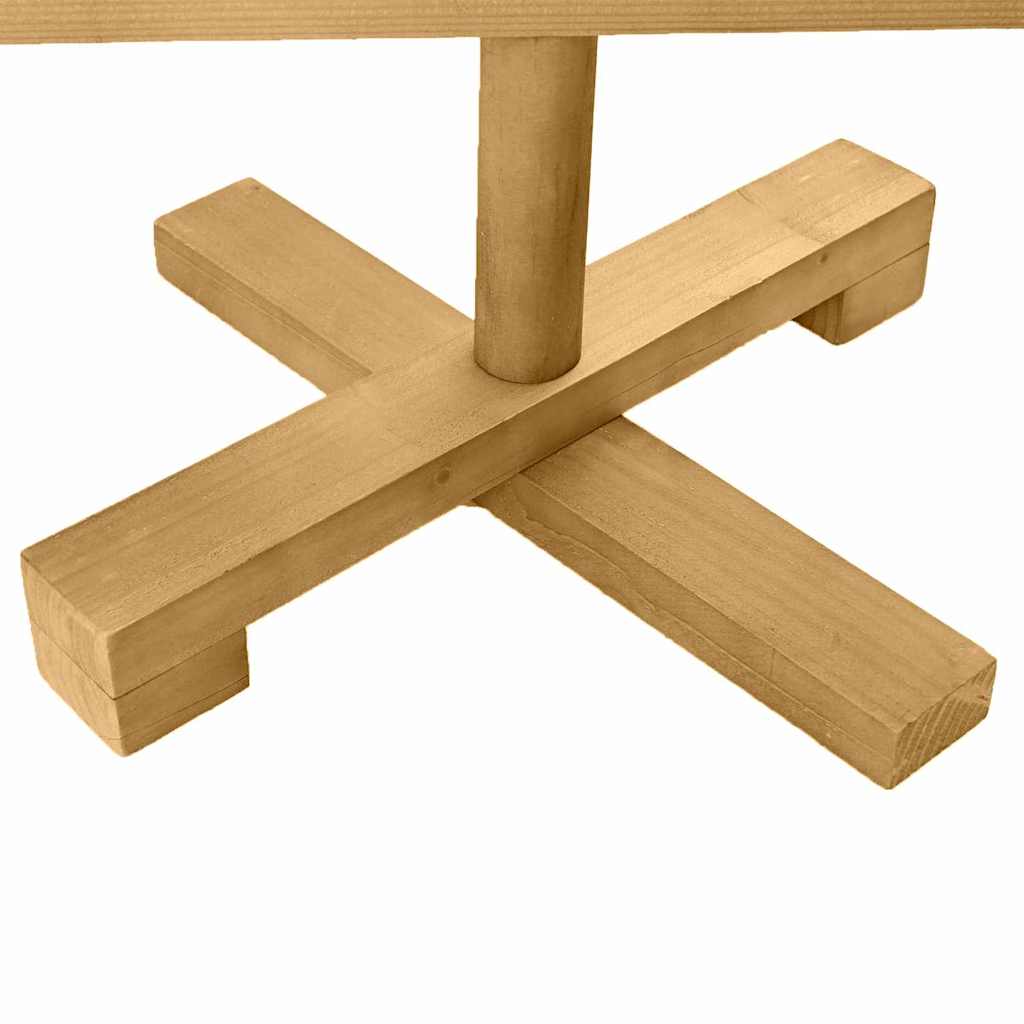 Christmas Trees with Stand Brown 90 cm Solid pine wood