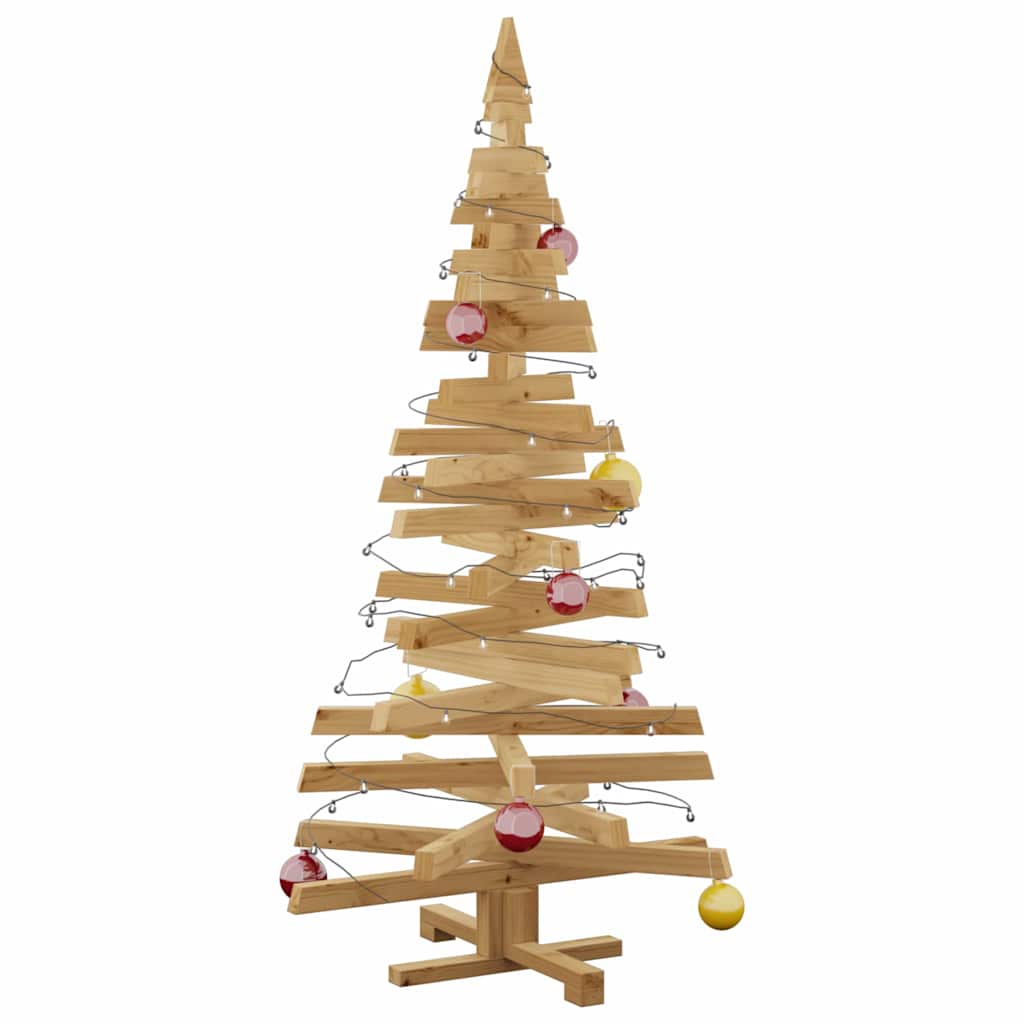Christmas Trees with Stand Brown 150 cm Solid pine wood