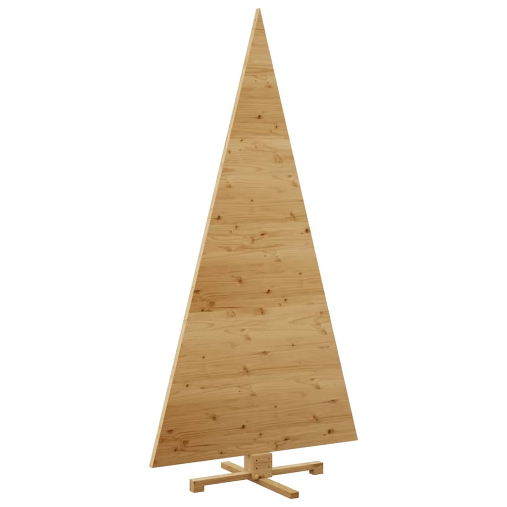 Christmas Trees with Stand Brown 210 cm Solid pine wood