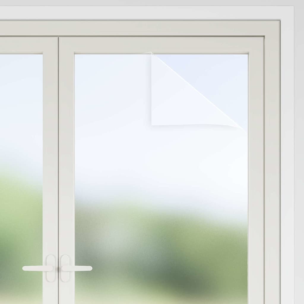 Self-adhesive Window Film Frosted White 90 x 500 cm PVC