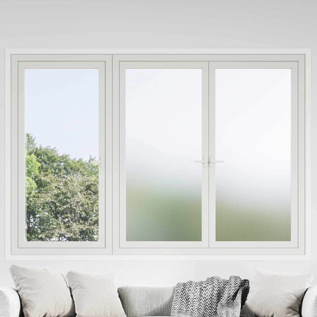 Self-adhesive Window Film Frosted White 90 x 1000 cm PVC