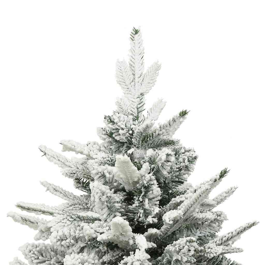 Artificial Pre-lit Christmas Tree Green 180 cm PVC and PE
