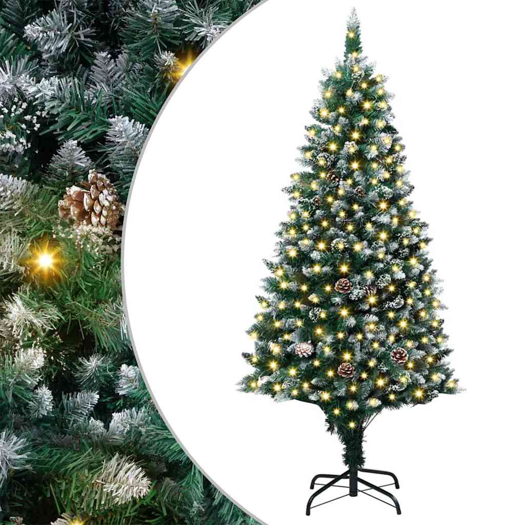 Artificial Christmas Tree Green 180 cm PVC, Steel and Plastic