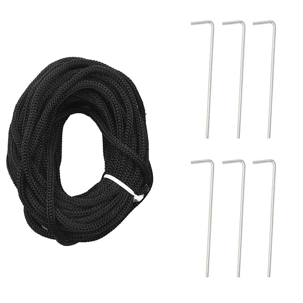 LED Christmas Tree with Ground Spikes Blue 250 cm Iron