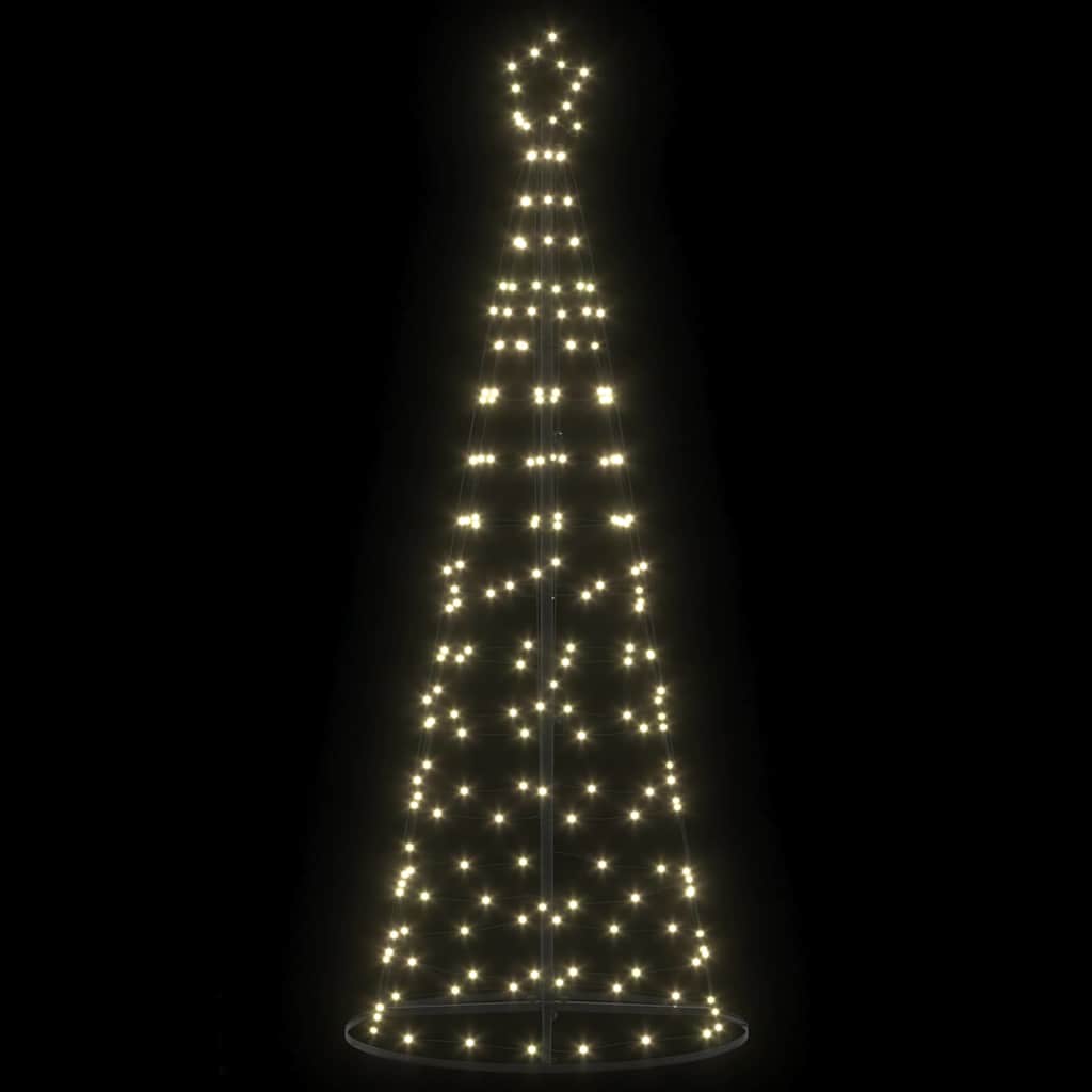 LED Christmas Tree Warm White 100 x 100 x 250 cm Iron