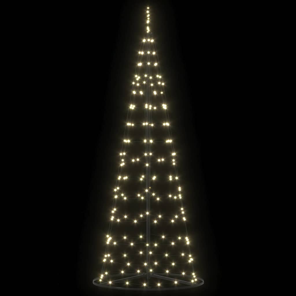 LED Christmas Tree Warm White 100 x 100 x 250 cm Iron