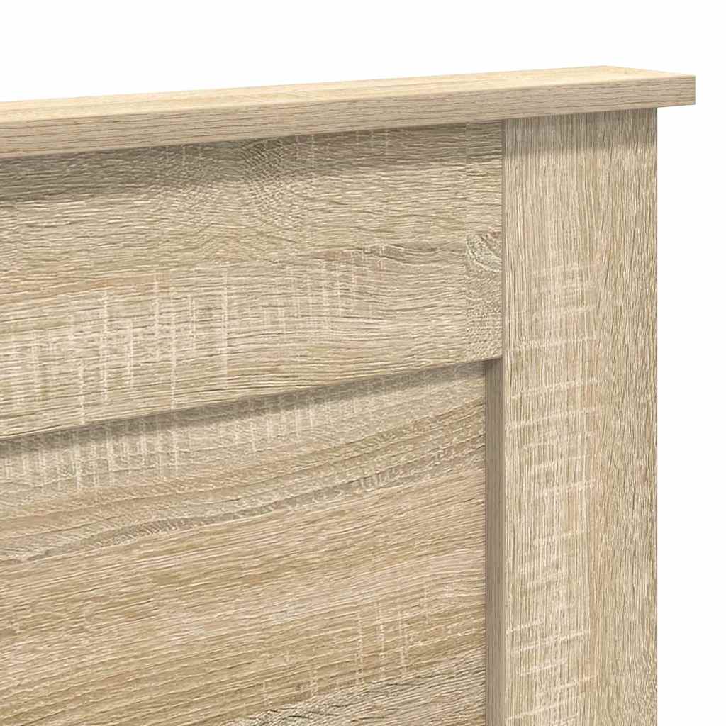 Headboard with Headboard Sonoma Oak 180 cm Engineered Wood