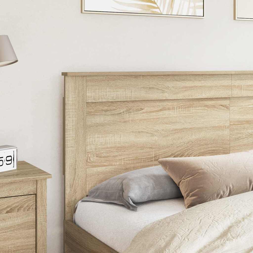 Headboard with Headboard Sonoma Oak 180 cm Engineered Wood