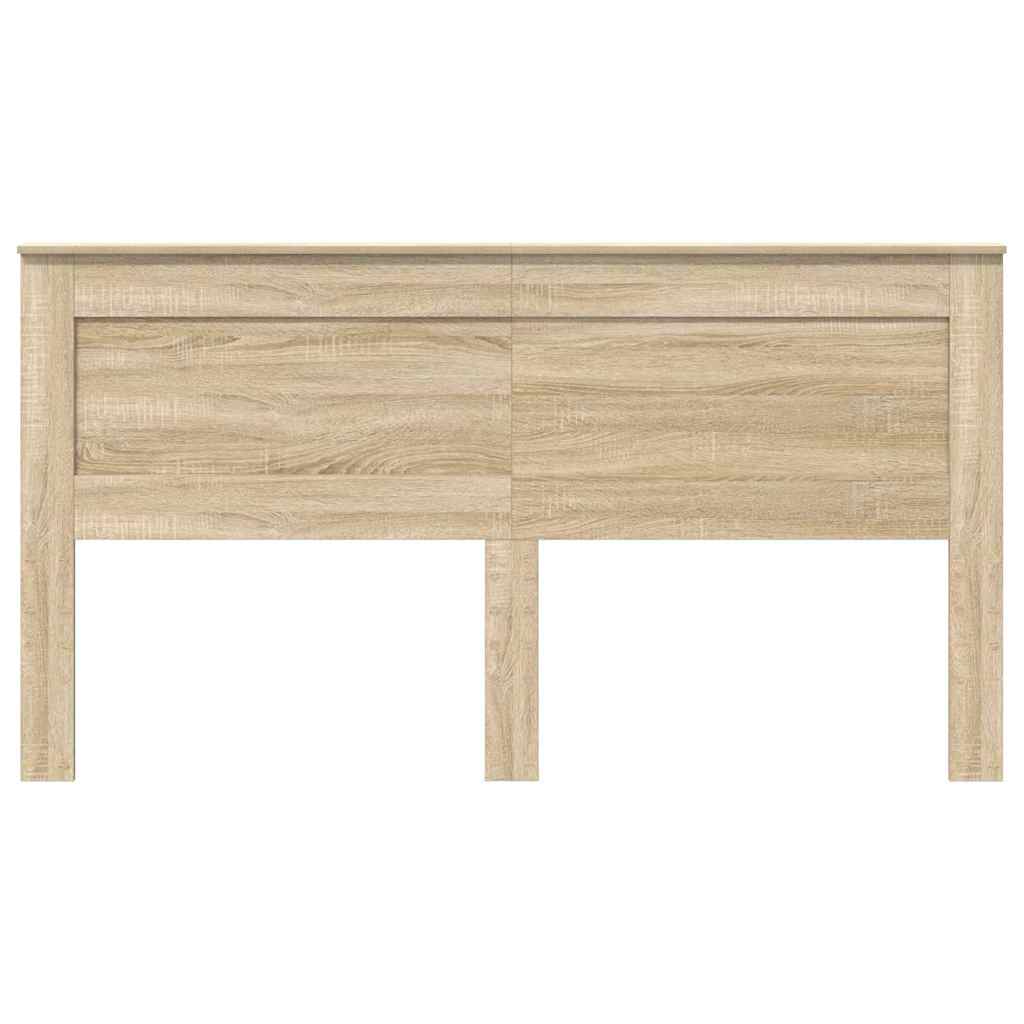 Headboard with Headboard Sonoma Oak 180 cm Engineered Wood