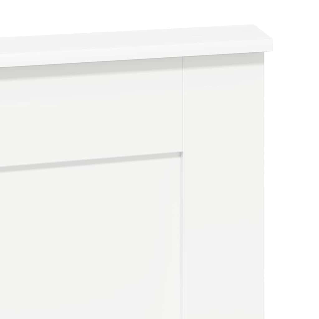 Headboard with Headboard White 135 cm Engineered Wood