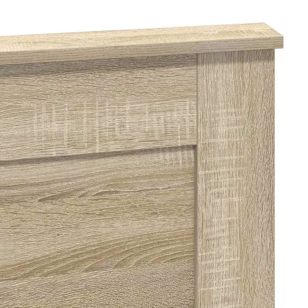 Headboard with Headboard Sonoma Oak 135 cm Engineered Wood